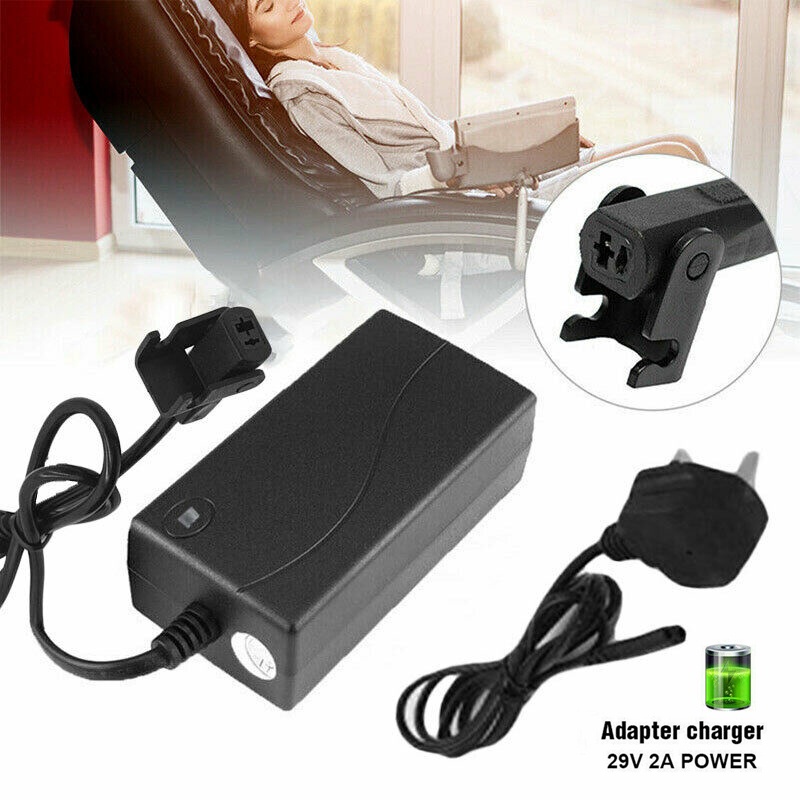 29V 2A AC/DC Power Supply For Electric Recliner Sofa Chair Adapter