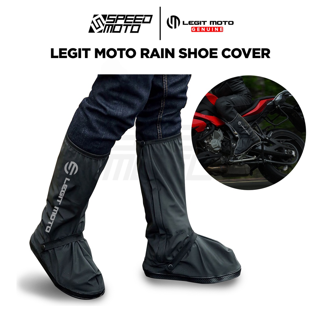 LEGITMOTO PREMIUM QUALITY RAIN SHOE COVER / MOTORCYCLE GARTERIZE RAIN BOOT COVER UNISEX