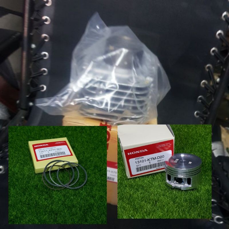Genuine Wave 125 XRM 125 Honda Cylinder Block, piston & rings Shopee