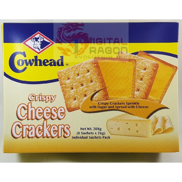 COWHEAD CRISPY CHEESE CRACKERS 208g 8888440007962 Shopee Philippines