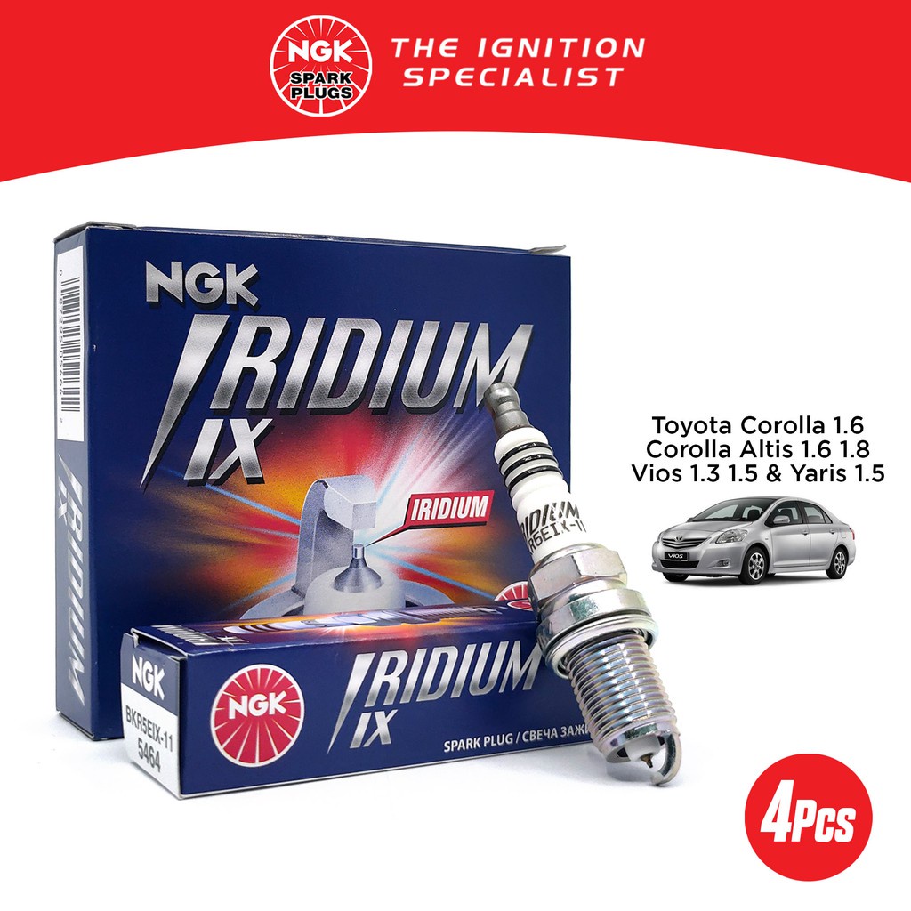 Ignition ﹍ NGK BKR5EIX11 Iridium IX Spark Plug for Toyota Vios Yaris Corolla altis 4Pcs