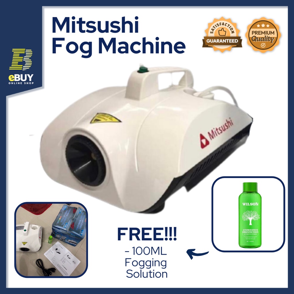 PROMO SALE Mitsushi Fog Machine FREE 100 ML DISINFECTANT LIQUID
