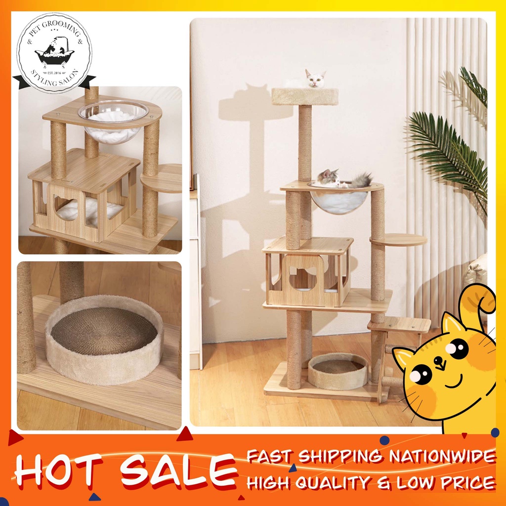 Luxury Pet Cat Tree Tower cat House cat carrier cat box cat bed Shopee Philippines