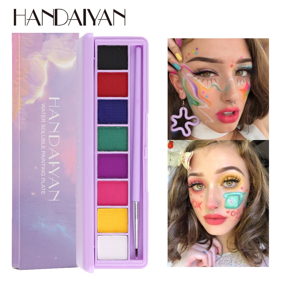 8 Colors Water Activated Eyeliner UV Light Neon Pastels Eyeliner Pastel