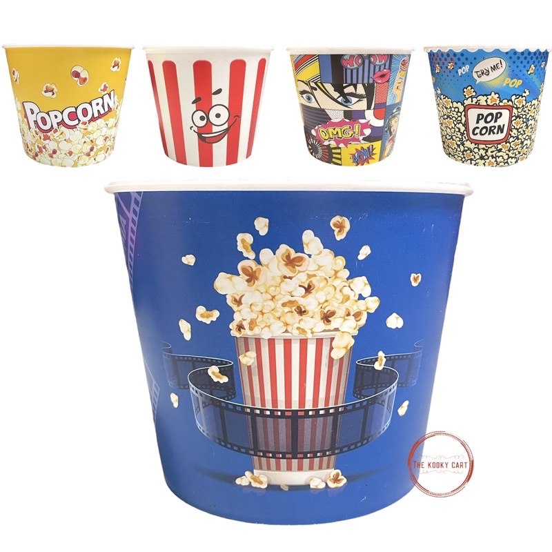 Popcorn Bucket Reusable Container Pop Corn /Chips /Fries/ Nachos