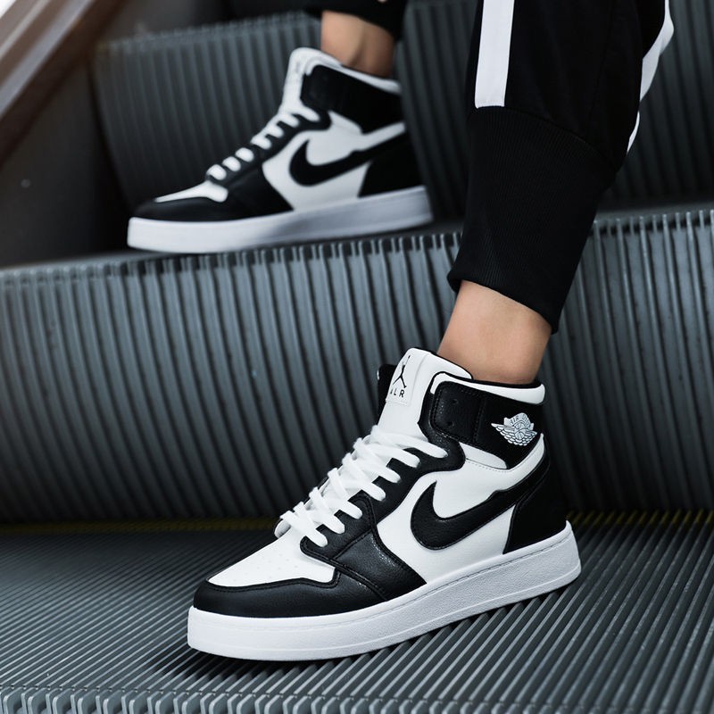 2021 spring new hightop shoes Korean version of the trend wild casual