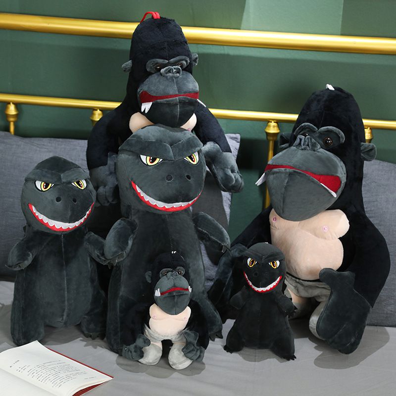 Godzilla Kong Vs Plush Toy Monster King Kong Soft Stuffed Doll Gift