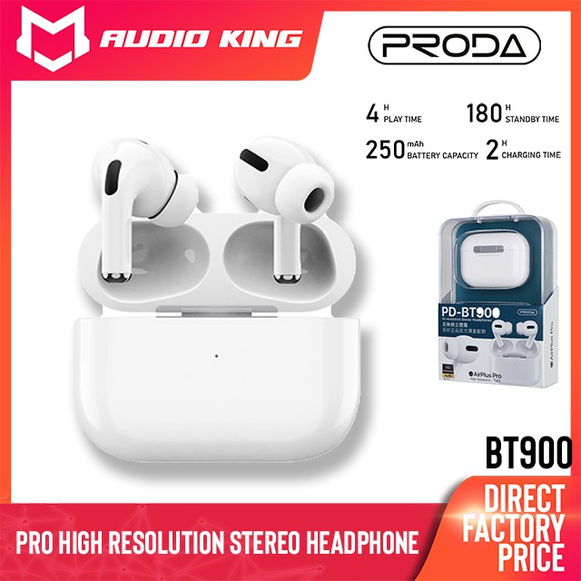 PRODA PDBT900 Air Plus Pro High Resolution TWS Stereo Headphones