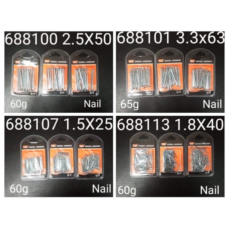 NAILS ( Assorted sizes) Shopee Philippines