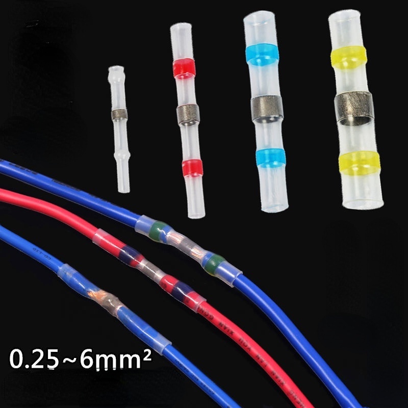 Waterproof heat shrinkable terminal shrink tube solder ring terminal