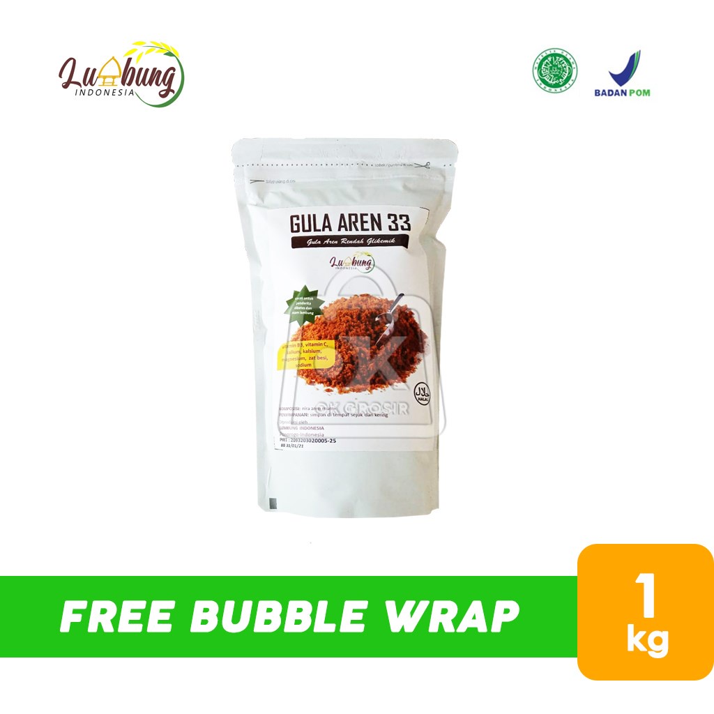 333 Granulated Palm Sugar Powder /A Palm Sugar (Pouch 1kg) Shopee