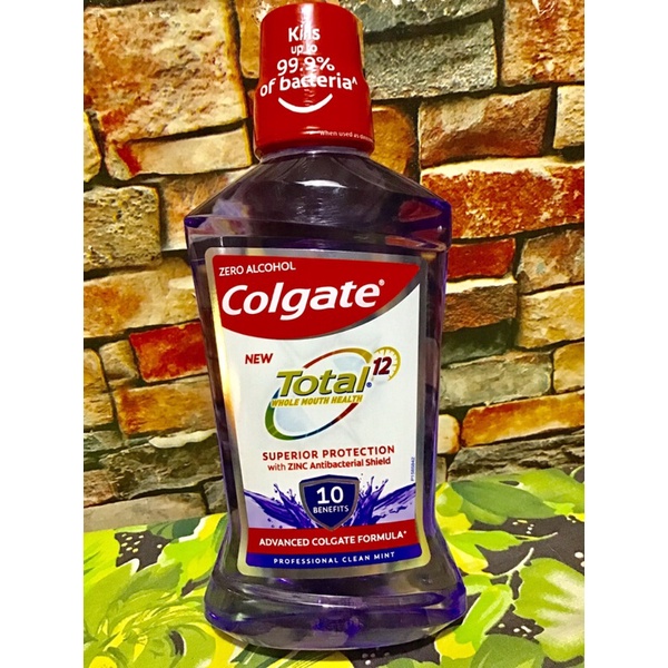 Colgate Total Mouthwash Superior Protection with Zinc Antibacterial