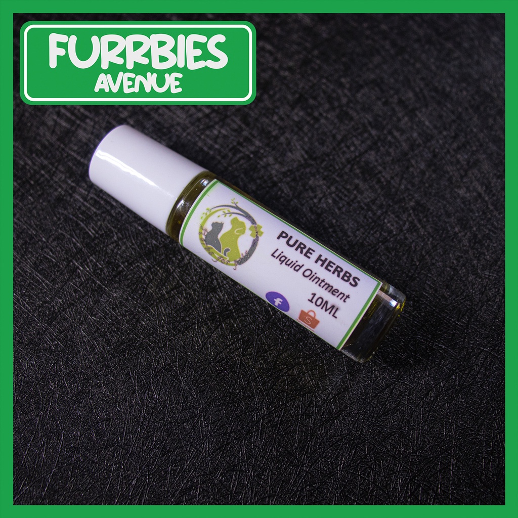 ⊙HERBS FOR PETS PURE HERB LIQUID OINTMENT ROLLON 10ml by MeowmyRein