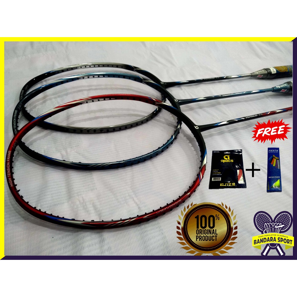 Apacs Versus 77 35Lbs Badminton Racket Shopee Philippines