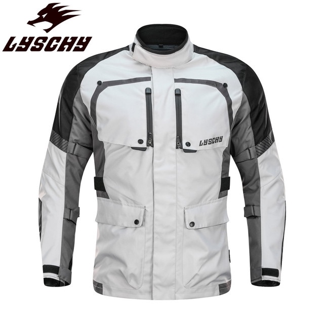 LYSCHY Motorcycle Jacket Pants Suit Waterproof Motorbike Riding Jacket