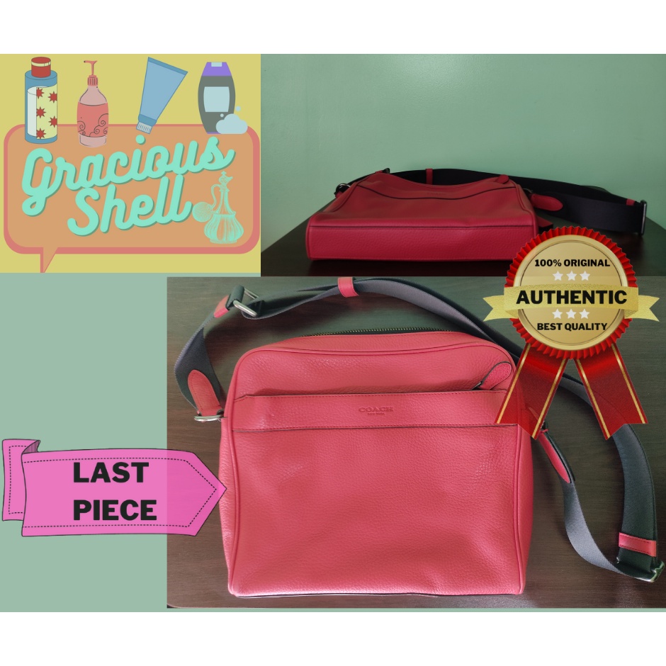 Authentic Original Coach Houston Flight/Messenger Bag Smythe Leather