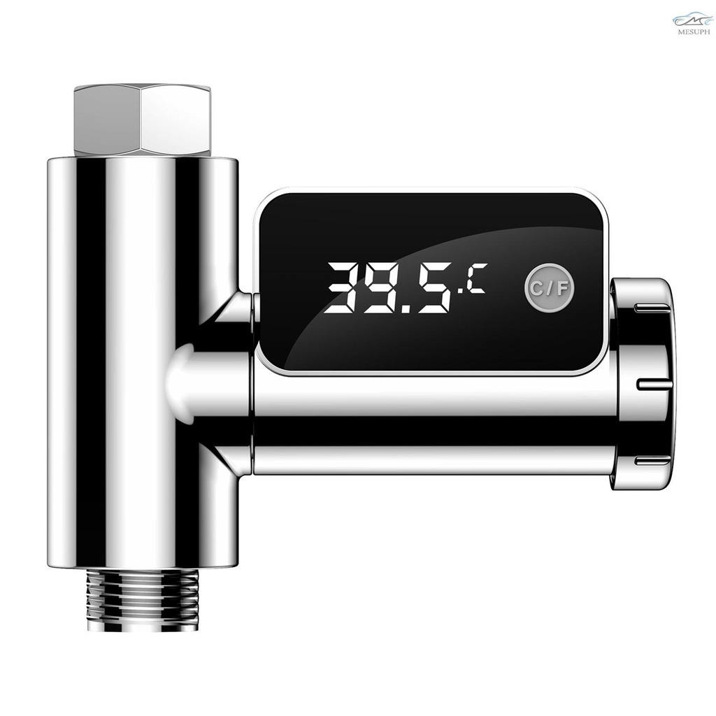 [MSGP] LED Digital Shower Thermometer 0100℃ (41185℉) Baby Bath Water Temperature Monitor 360