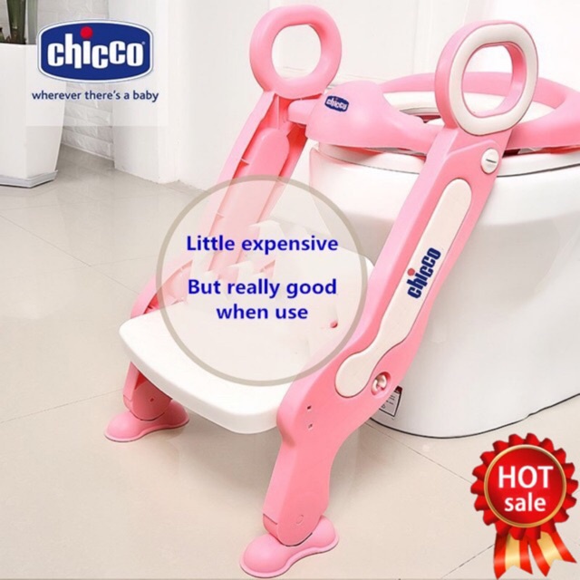 Baby Children Safety Folding Ladder Training Toilet Potty Seat Chair