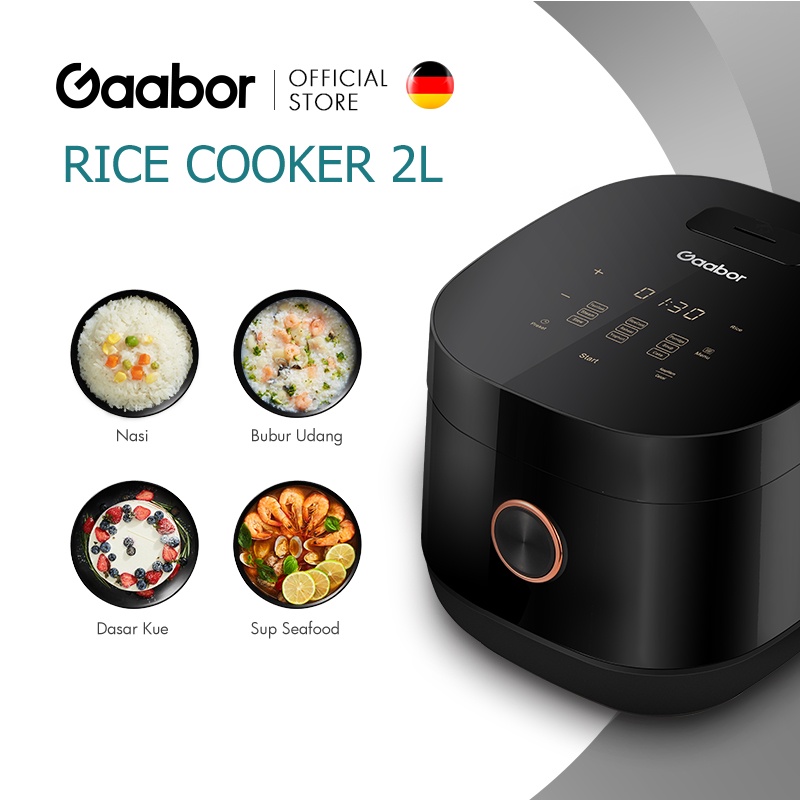 Original Gaabor SNI Rice Cooker 2L Superior Products 46 Portions Large
