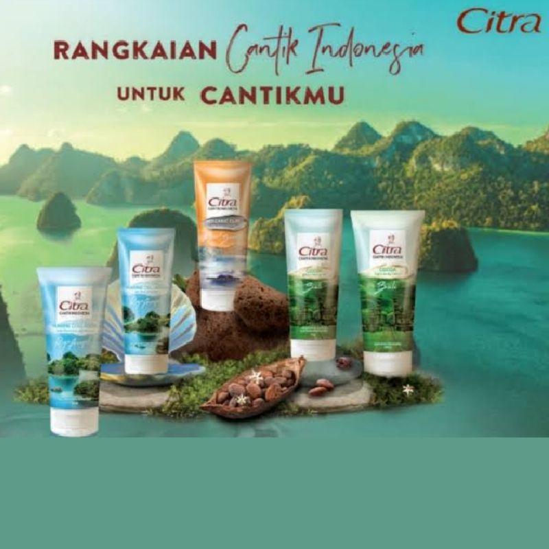 Citra Cantik Indonesia Marine Collagen Volcanic Clay Cocoa Gentle Face