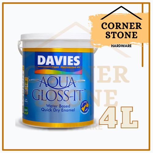 Davies CHOCO BROWN AG904 Aqua Gloss It 4 Liters/1 Gallon Odorless