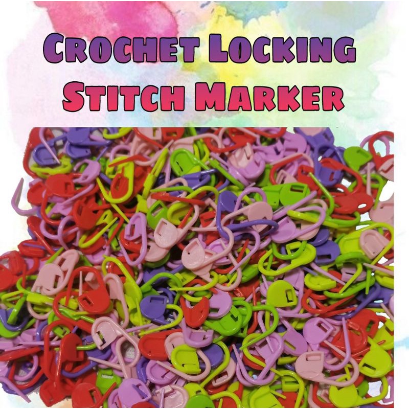 20pcs Crochet Locking Stitch Marker Shopee Philippines