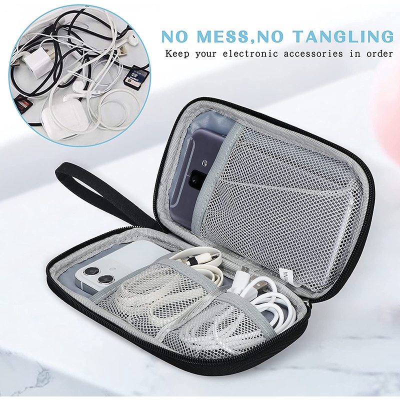 ☃Electronic Organizer Small Travel Cable Organizer Bag, Digital Gadget Organizer Case