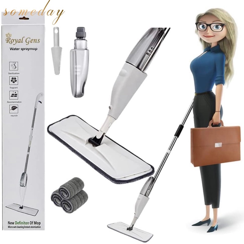 Someday Microfiber Healthy Spray Mop Multifunctional Quick and Easy To