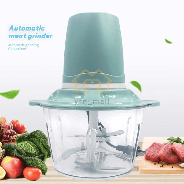 Meat Grinder 2L Electric Vegetable Grinder Large Capacity Stainless