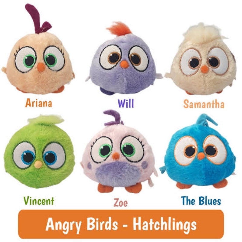 Angry Birds Hatchlings Plush Original (Anger Birds Hatchlings Doll) Shopee Philippines