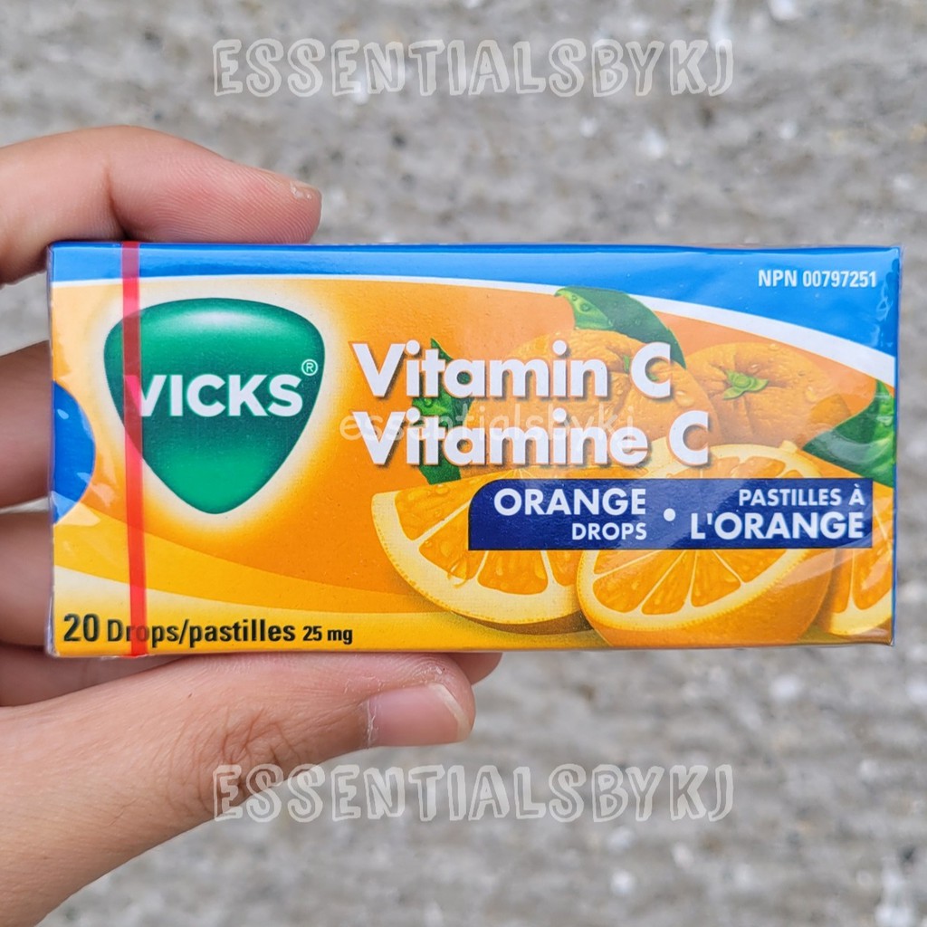 Vicks Vitamin C Drops Orange Flavour 20 Drops Shopee Philippines