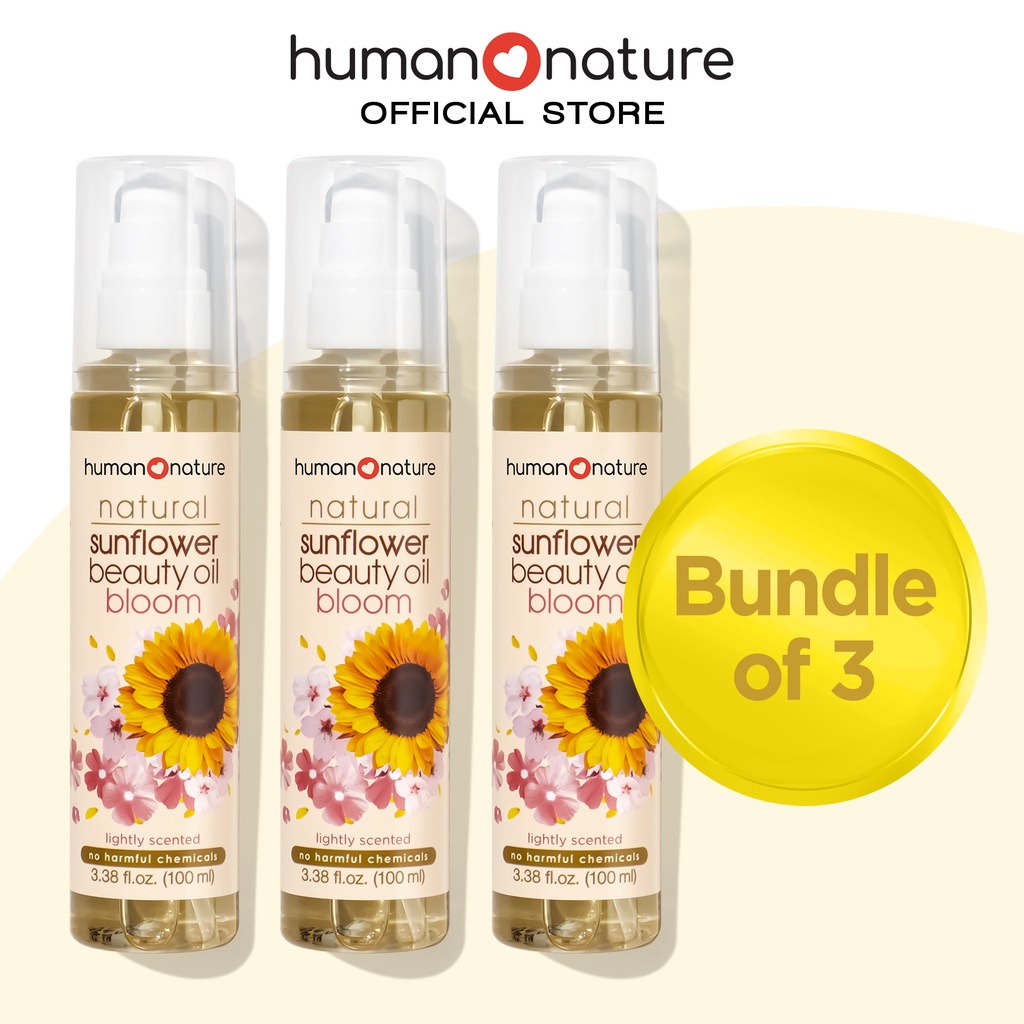Human Nature Sunflower Beauty Oil Bloom 100ml Shopee Philippines