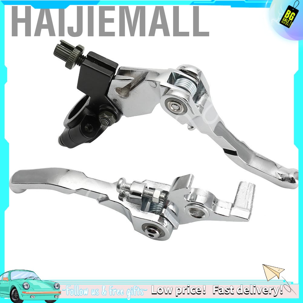 ☆Ready Stock☆ 7/8" Handlebar Folding Brake Levers Clutch Levers Pit
