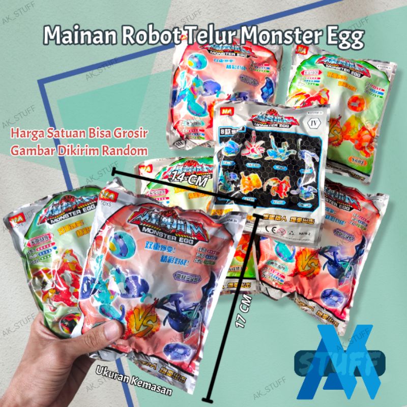 Disassembly Robot Egg Monster Egg Toys Unit & Wholesale Toys Delivery Stall Business Package