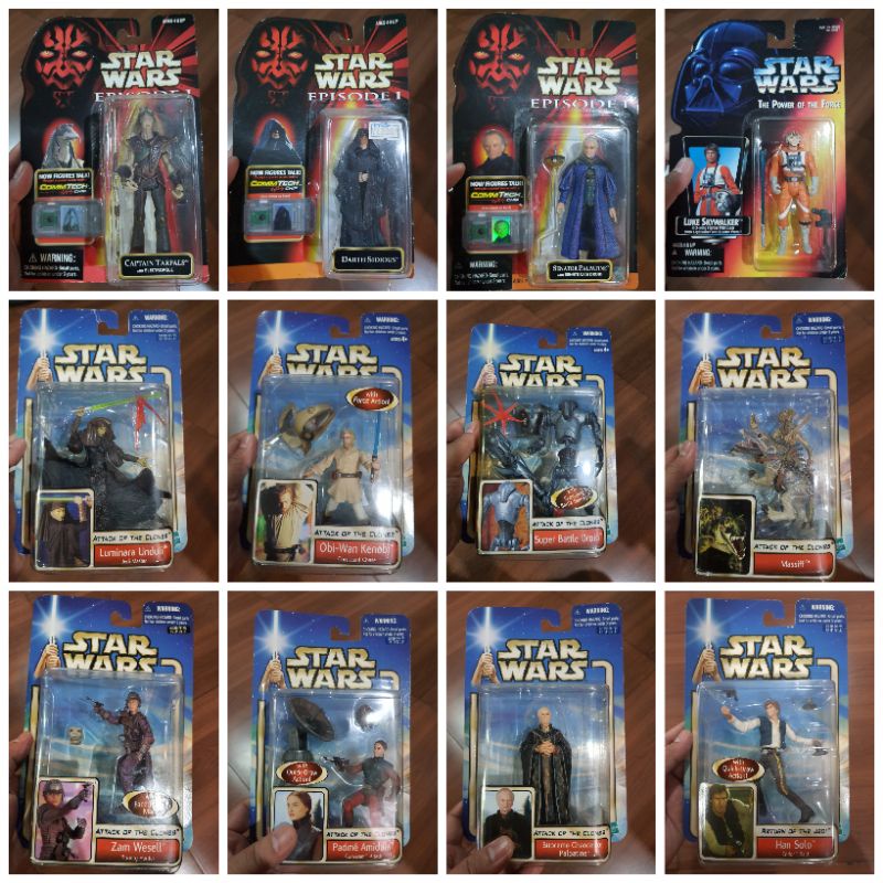Star Wars 3.75 inches 118 scale Mint on Card Action Figure INVENTORY