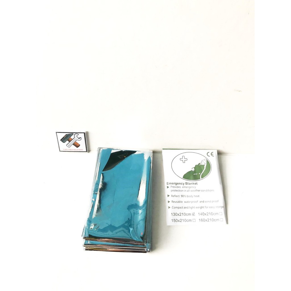 Emergency BLANKET Aluminum FOIL EMERGENCY BLANKET WARMER WARMER Can Be