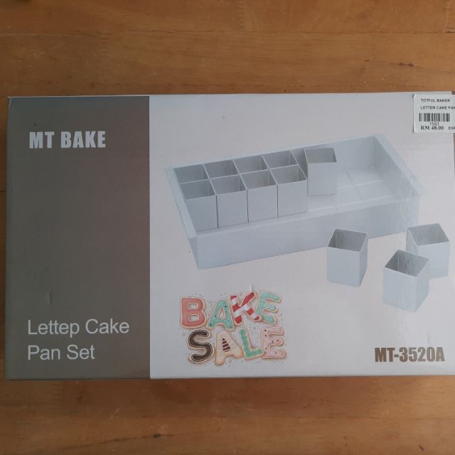 Letter Cake Pan Set (ready stock) Shopee Philippines