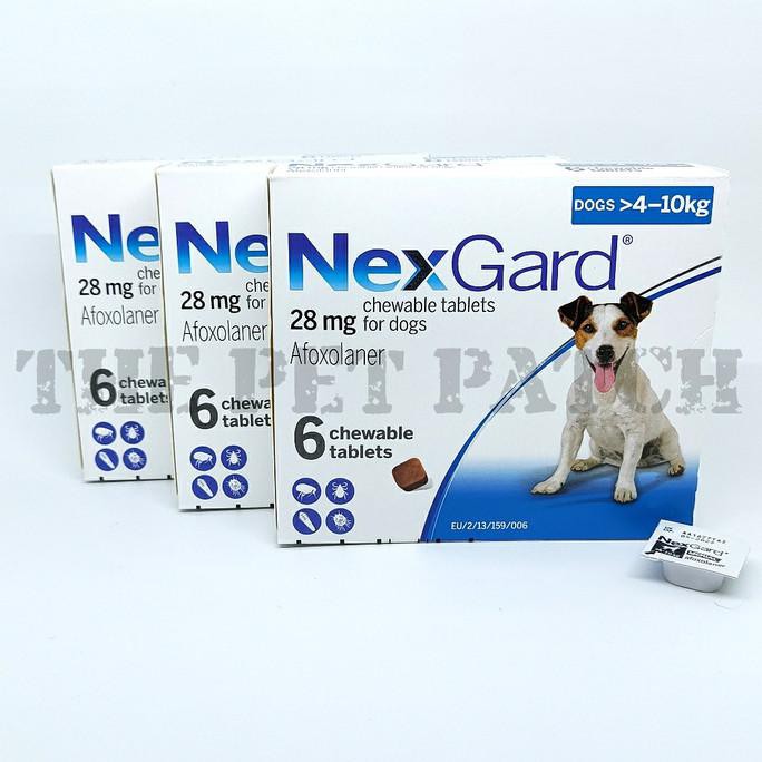 Exciting) Nexgard Dog Flea Medication / Demodex M (410 Kg) Shopee