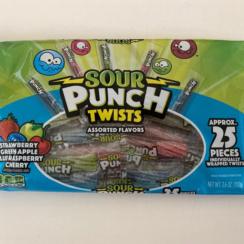 Sour Punch Warheads Smarties Nerds Airheads and Nickelodeon Sponge Bob
