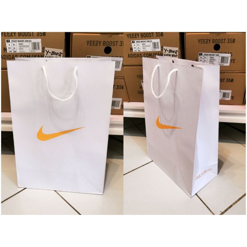 NIKE PAPER BAG (WHITE) Shopee Philippines