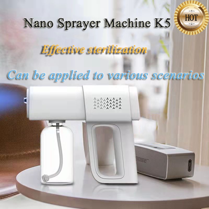 Nano spray Machine K5 Handheld disinfection gun Wireless Misting