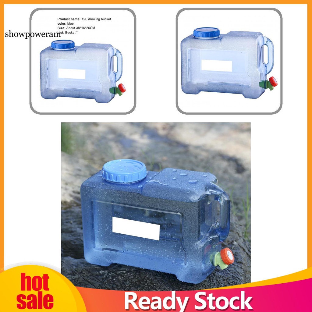 SPM Transparent Camping Water Container Water Storage Cube Jug Tank