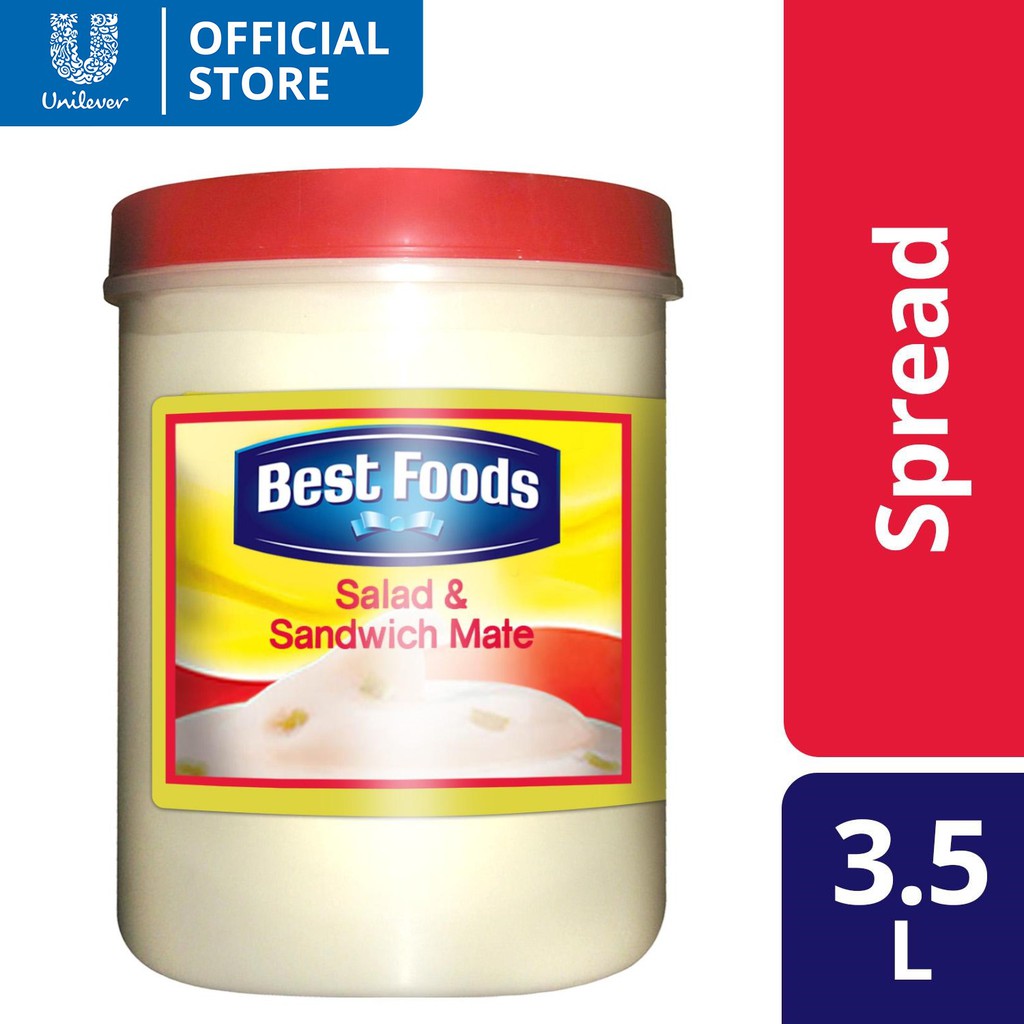 Best Foods Sandwich Spread Salad Mate 3.5L Shopee Philippines