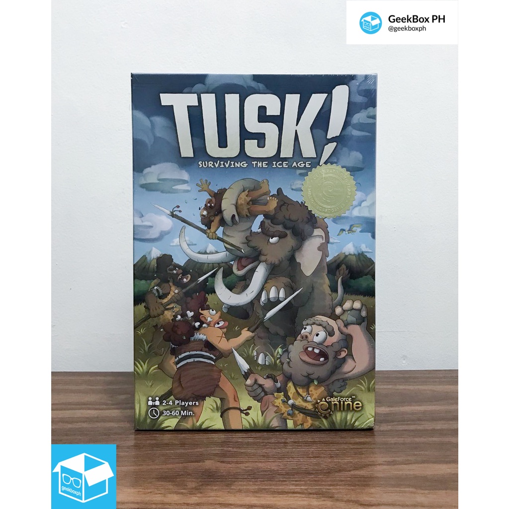 Tusk! Surviving the Ice Age Board Game Shopee Philippines