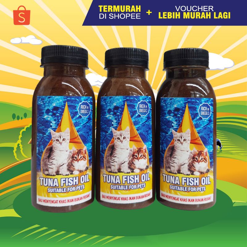 Tuna OIL 100 Tuna Fish OIL For Cat OIL Liquid Cat Vitamins Omega 3
