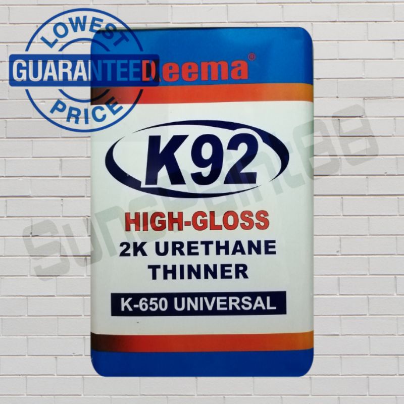 K92 High Gloss 2K Urethane Thinner K650 Universal (4L) Shopee Philippines