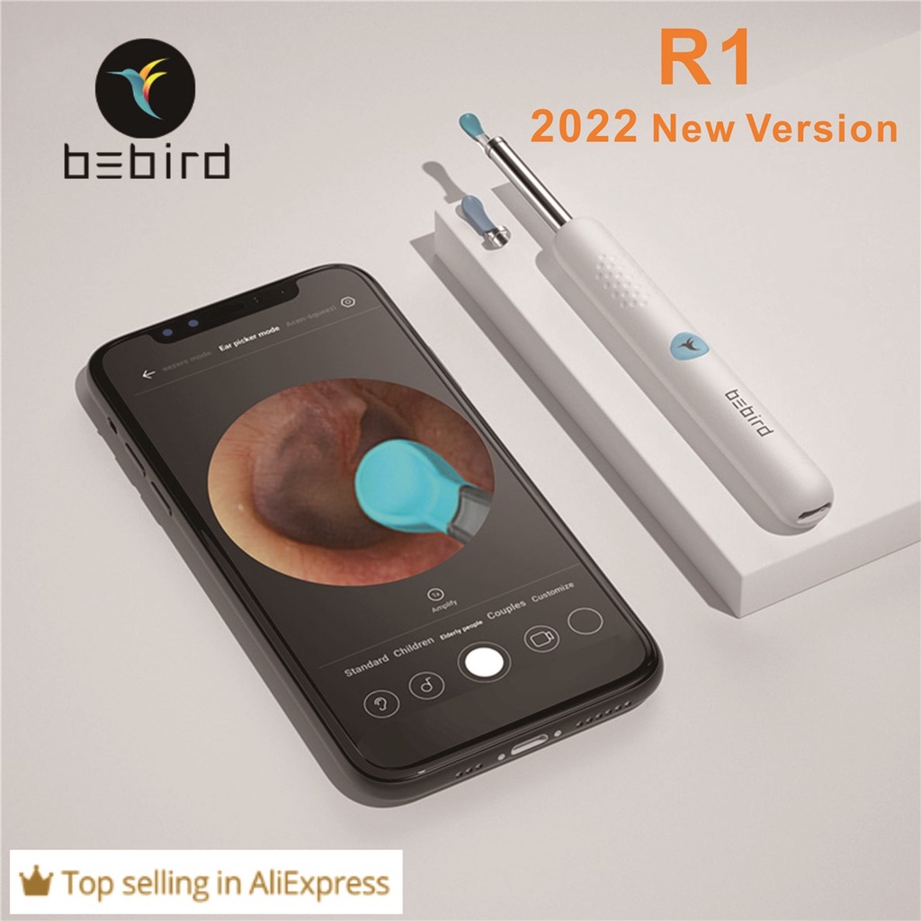 Original Bebird R1 2022 New Version Visual Ear Wax Cleaner Kits With HD