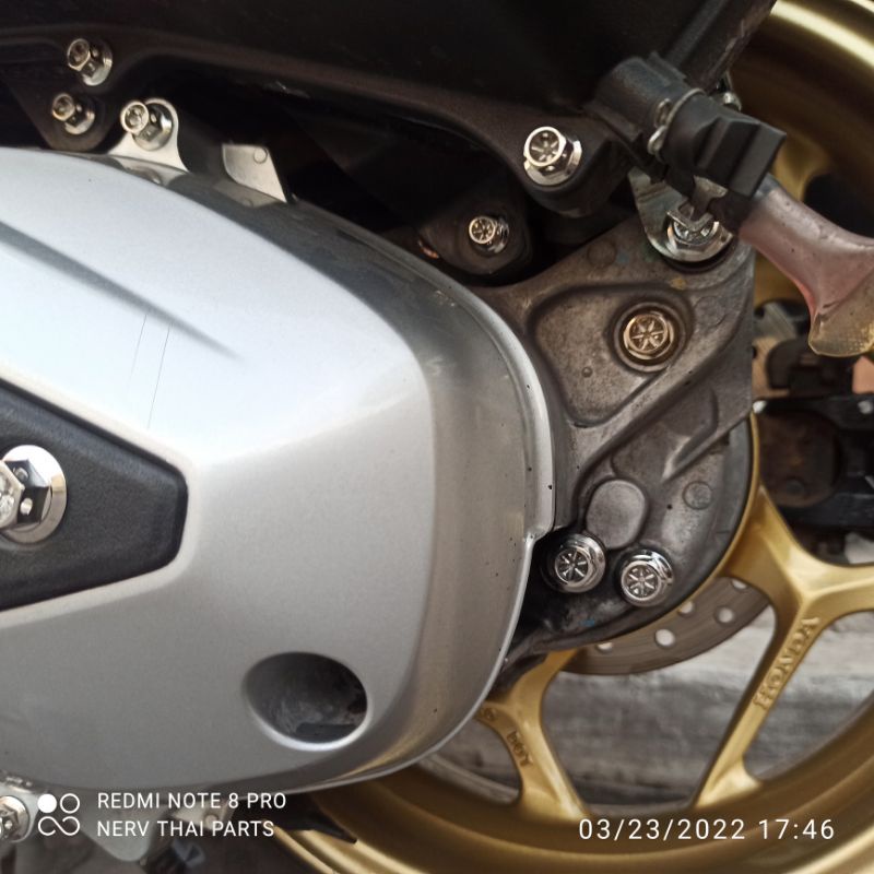 Honda Pcx 160 Gear Oil Bolt Set[4pcs] Shopee Philippines