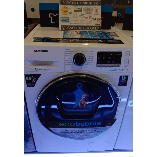 Samsung front load inverter combination washer & dryer 7.5/5kg 8.5/6kg