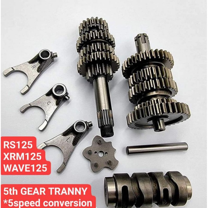 PITSBIKE XRM WAVE RS 5 SPEED Gear RACING 5Th Tranny Conversion